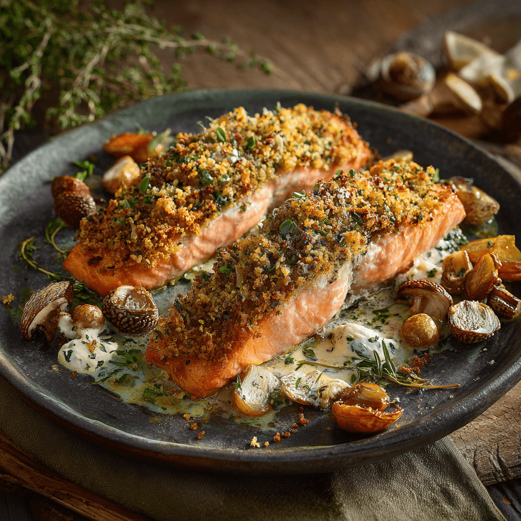 Acorn Crusted Salmon